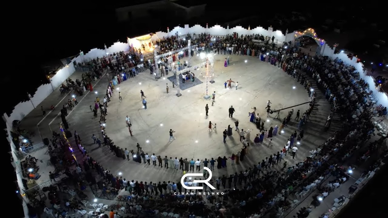 اعراس الدرباسية الضخمة الفنان باسل جان شيخاني نار 🔥💥 عرس اذاد الغالي