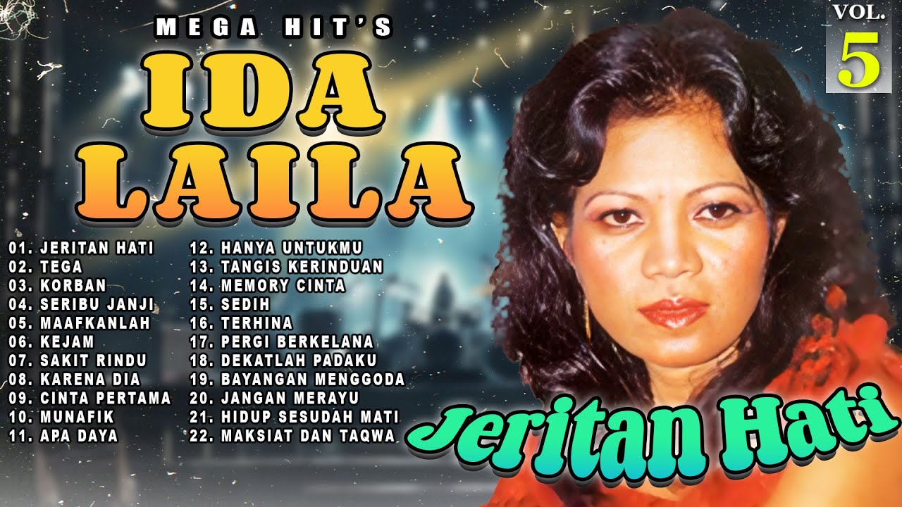 Mega Hit's Ida Laila Vol. 5 | Jeritan Hati | Tega | Korban