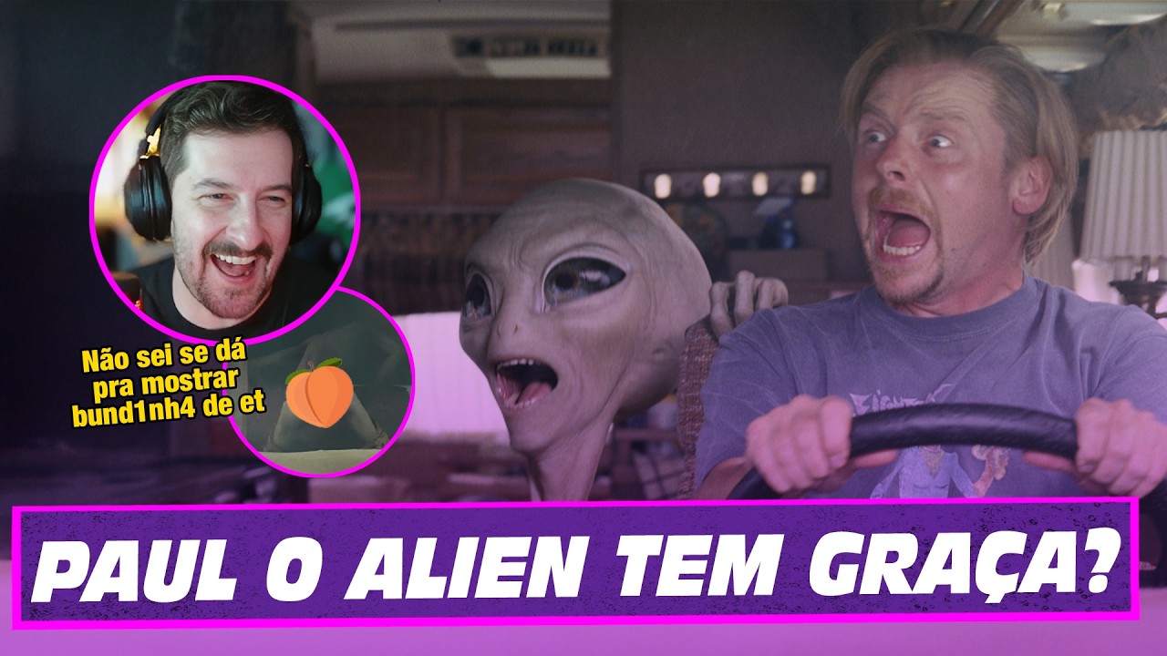 Tentando rir com Paul o Alien Fugitivo