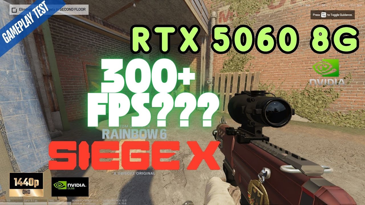 RTX 5060 8GB | i5 14600K | Rainbow Six Siege X | 1440p DLSS Gameplay Test | 300+ FPS Test