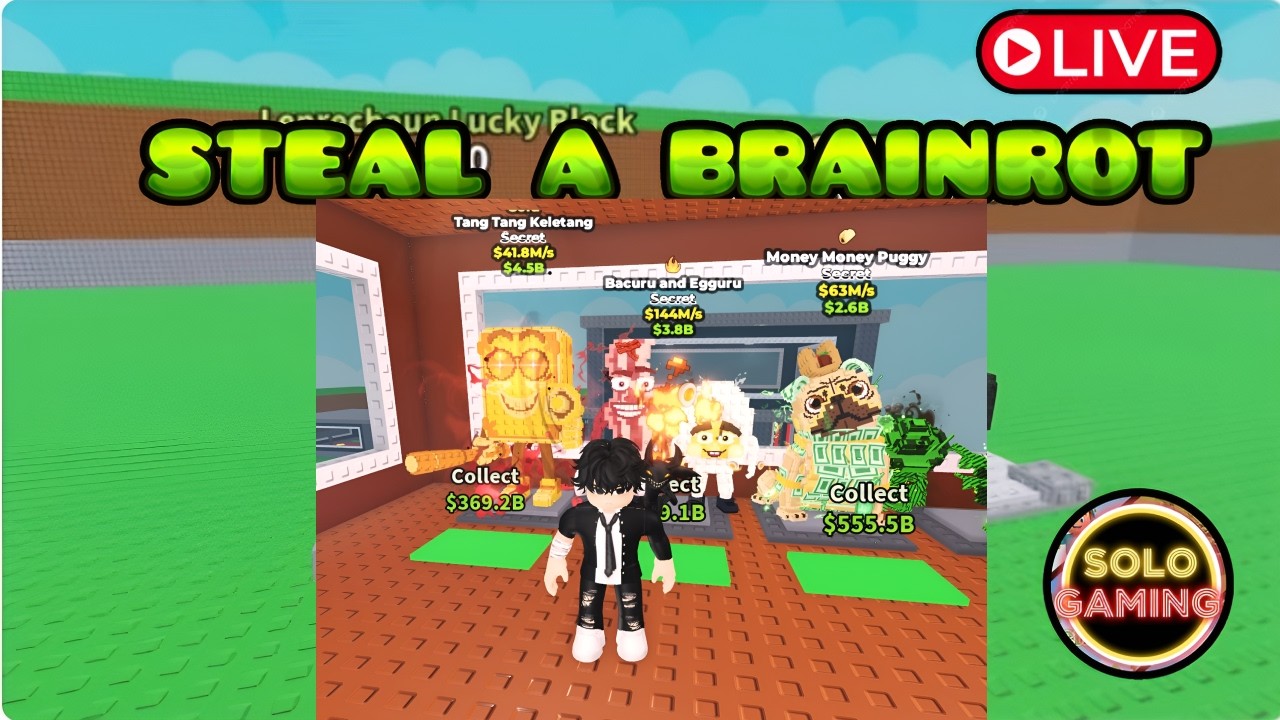 🟥 Live Gameplay  Steal A Brainrot #10