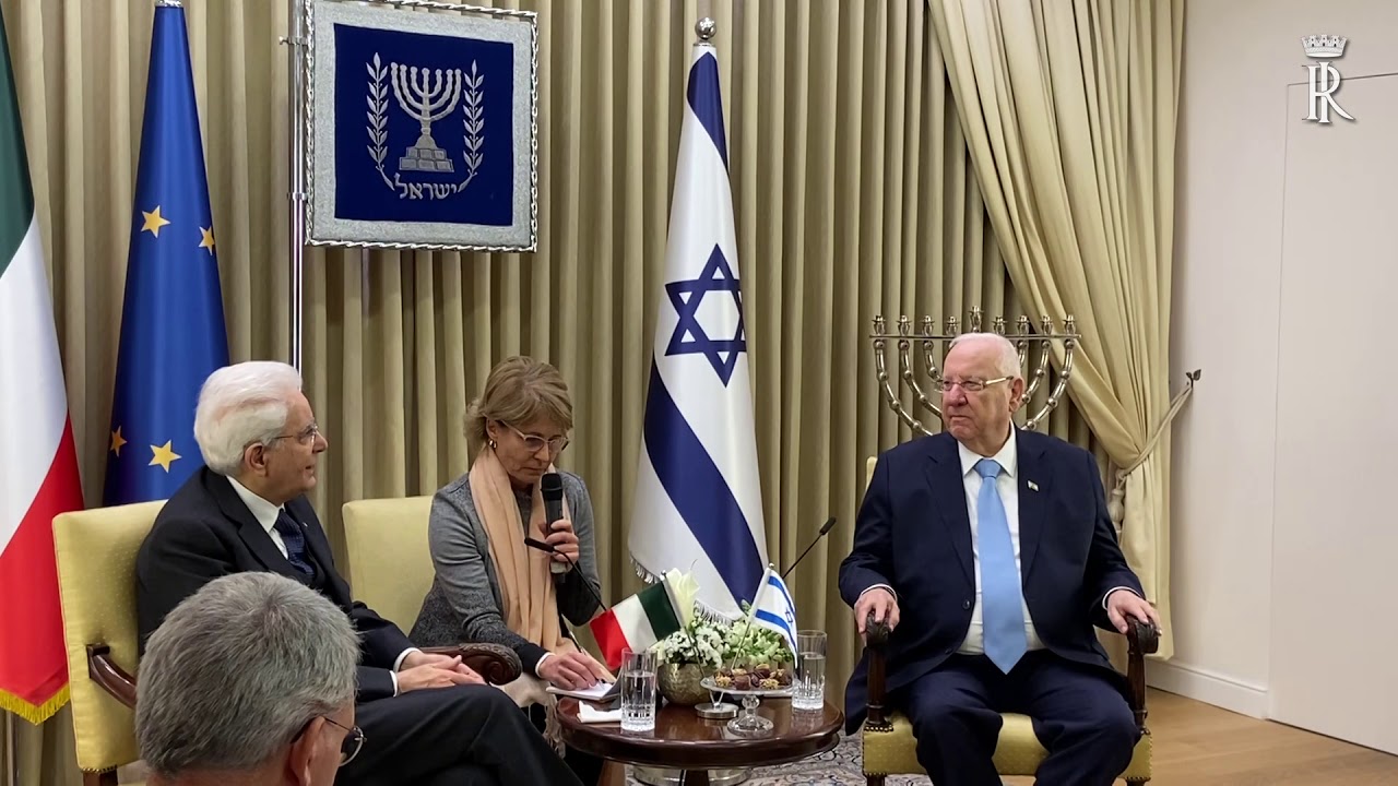 Mattarella - Residenza del Presidente d’Israele