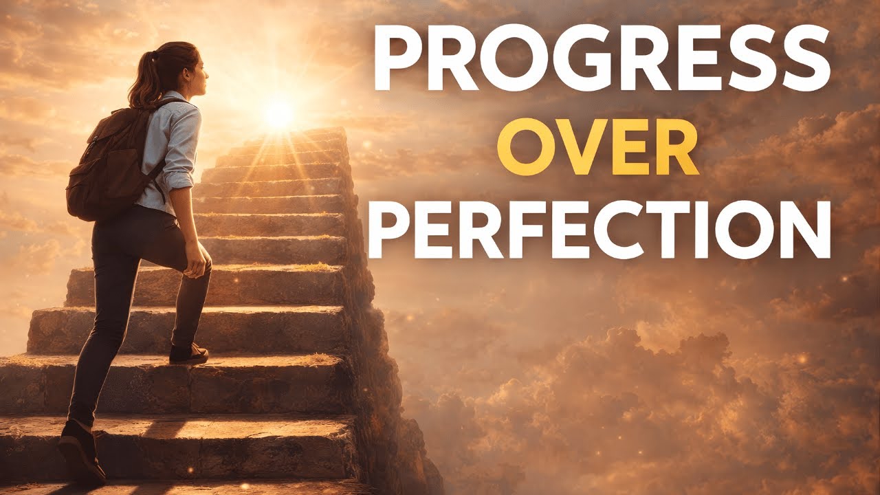 Progress Over Perfection Affirmations | Stop Overthinking & Start Moving Forward Daily