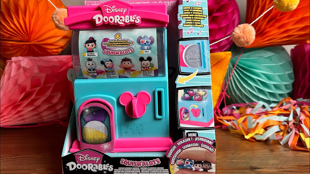 Disney Toy Unboxing | Doorables Squish’Alots Vending Machine | Satisfying Video
