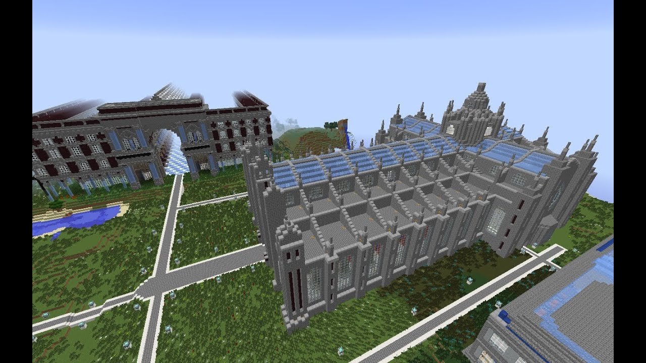 Minecraft Build - Milan Cathedral (Duomo Di Milano) & Galleria Vittorio Emanuele II