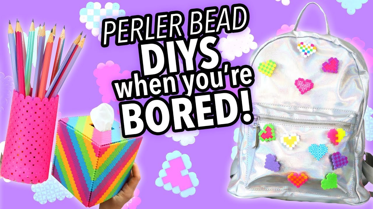 PERLER BEAD DIYS TO DO WHEN YOU’RE BORED  | @karenkavett