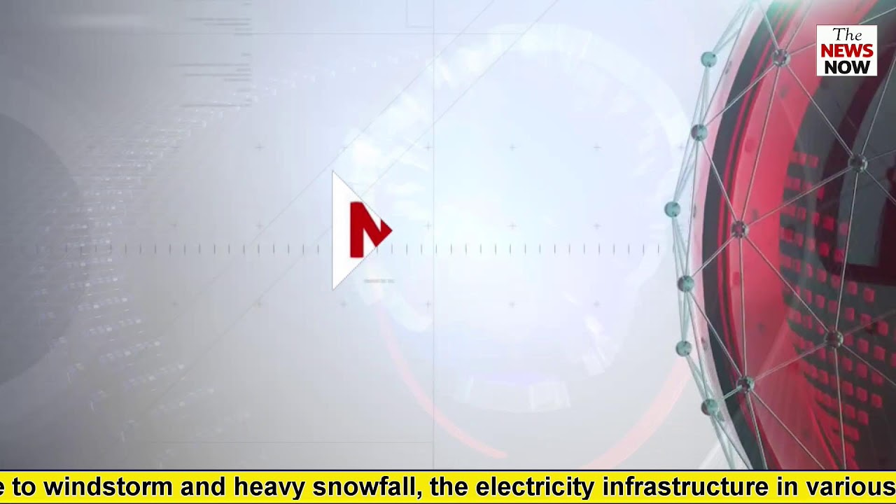 Jammu experiences heavy rainfall as Kashmir sees snowfall.