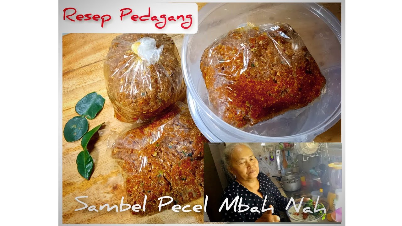 Resep Rahasia Sambel Pecel Mbah Nah Laris, Enak & Tahan Lama