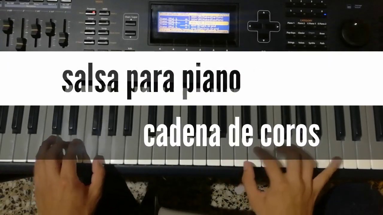 Cadena de coros, adornos de salsa