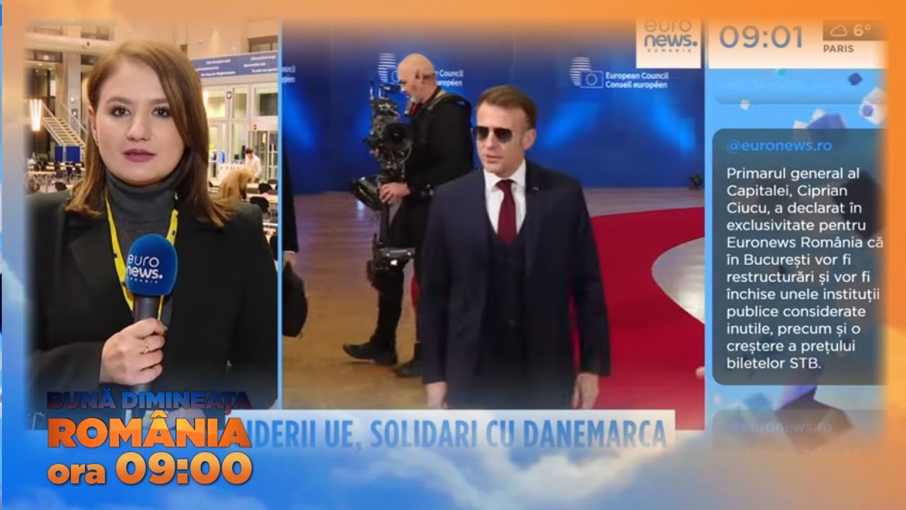 Știrile Euronews România - de la ora 09:00 - 23 ianuarie 2026