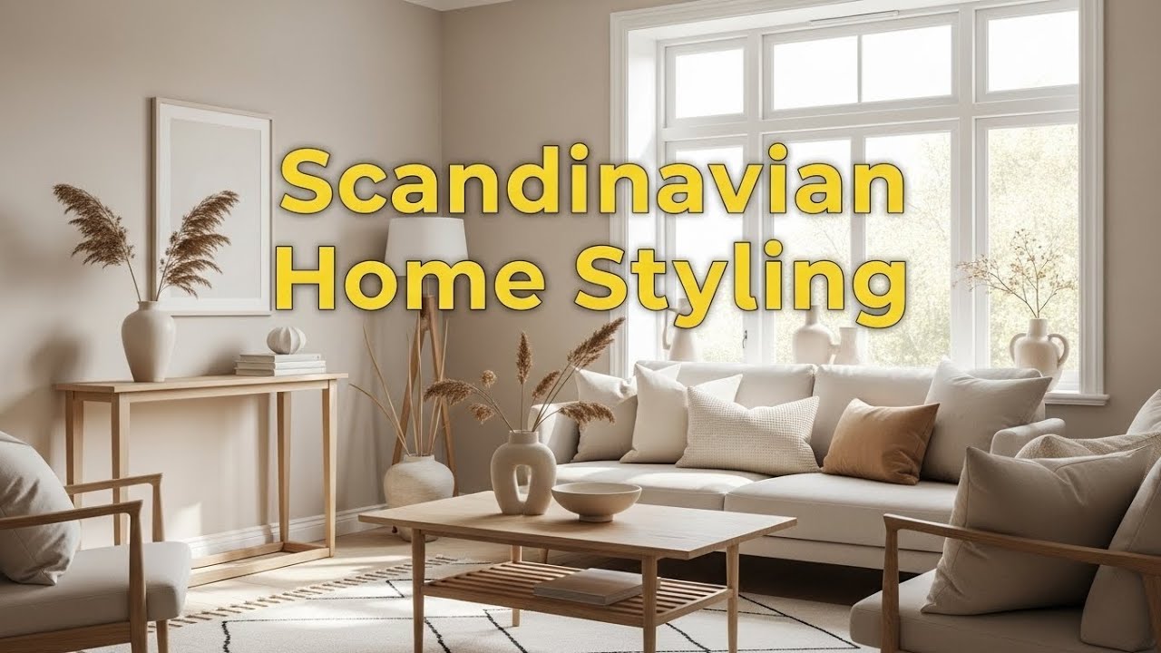 Scandinavian Home Styling | Minimalist & Cozy Room Decor Ideas for Modern Interiors
