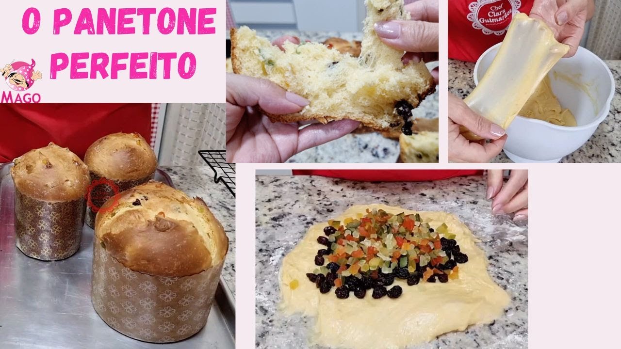 O SEGREDO DO PANETONE ÚMIDO, MACIO E QUE DESFIA ENSINADO PASSO A PASSO! (Aula Mago)