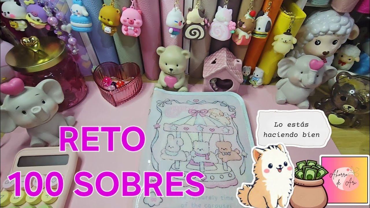 RETO DE AHORRO 100 SOBRES 💖🍀💰🪙 2026 #retosdeahorro #ahorrochallenge #100envelopechallenge 