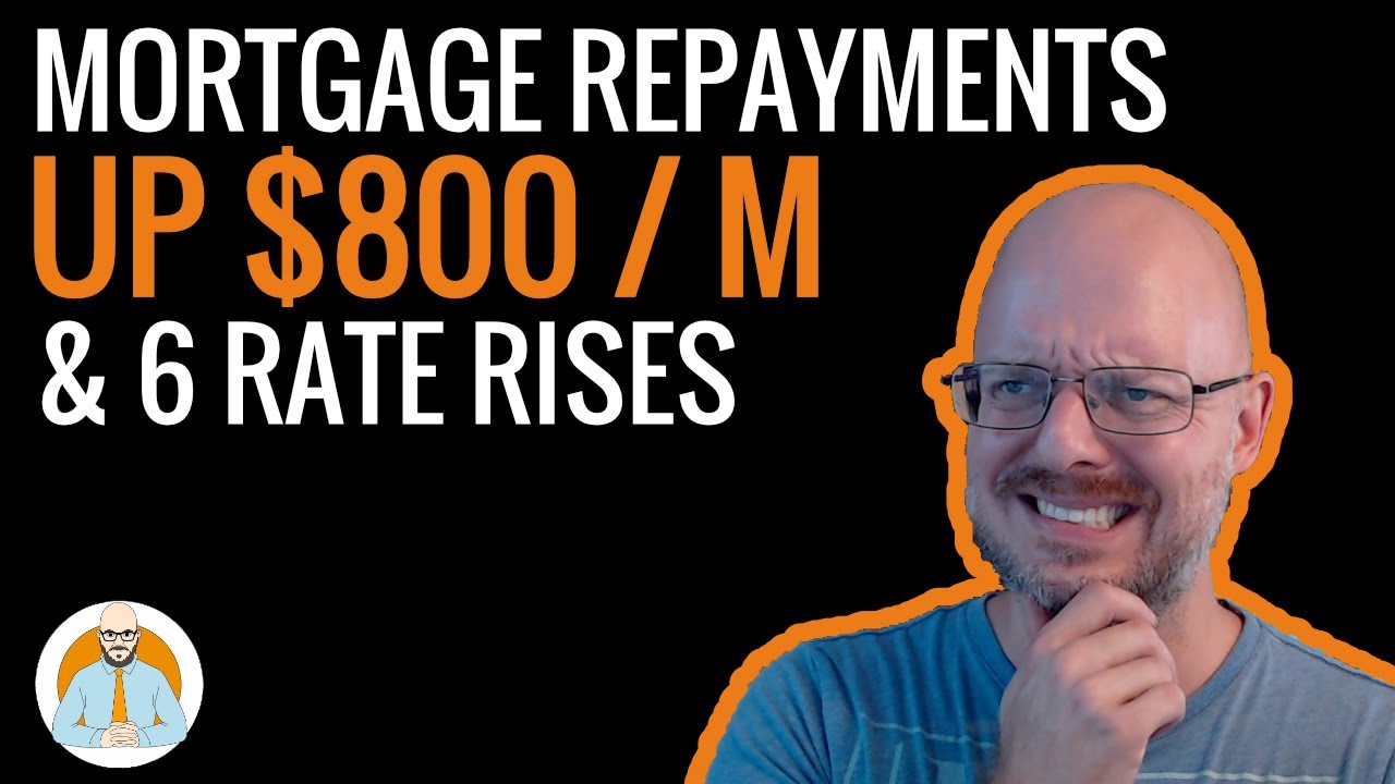 Average Mortgage Repayments up by $800 /month &  6 Interest Rate Rises