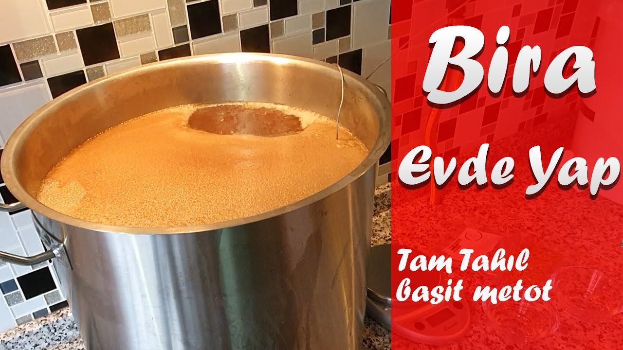 Tam Tahıl Bira Yapımı (kitsiz) - Maişe Hazırlama ve Fermantasyon - 1/3