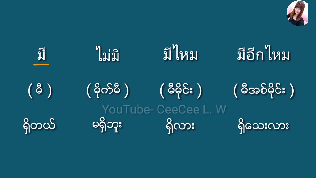 ထိုင္းစကားေလ့လာၾကမယ္