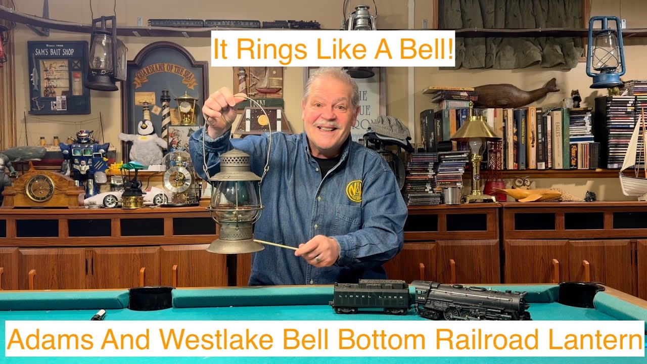 Звучит как колокол! Железнодорожный фонарь Adams And Westlake Bell Bottom.