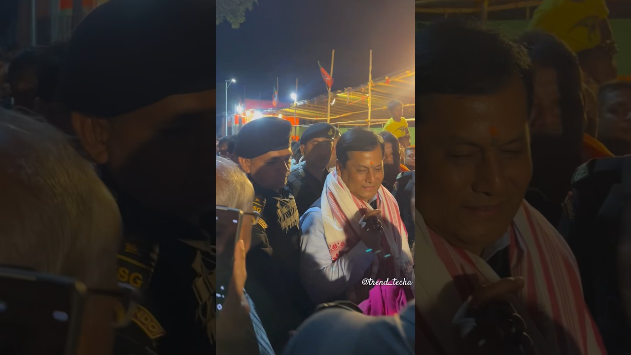 Sarbananda Sonowal,central minister,Dibrugarh constituency #election #assam #modi #bjp #india #mp