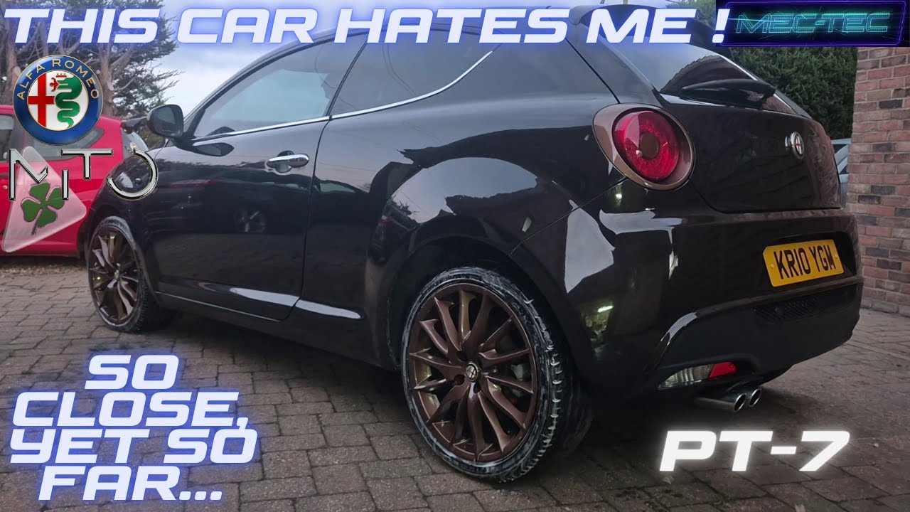 ABANDONED Alfa Romeo Mito Pt7 - DIY Wheel Refurb - Pro Results BUT THIS CAR HATES ME !!