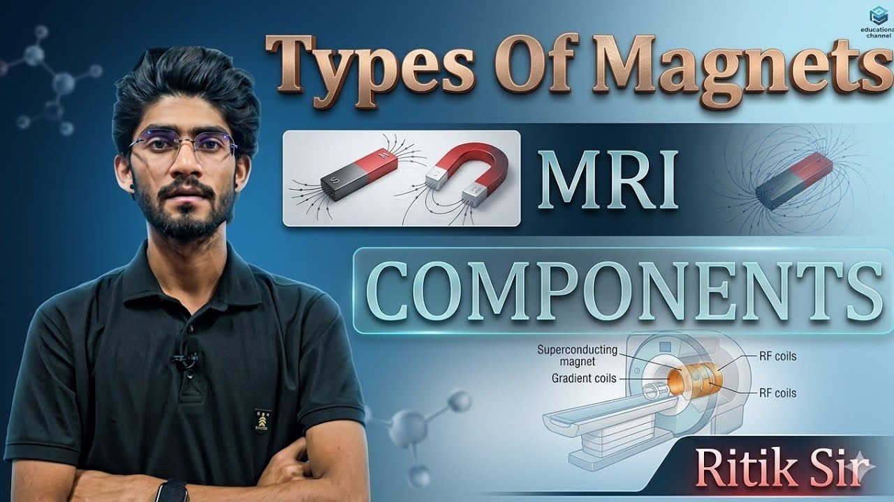 MRI Components || MRI || Types Of Magnets ||Radiology in medico Tech || Ritik sir
