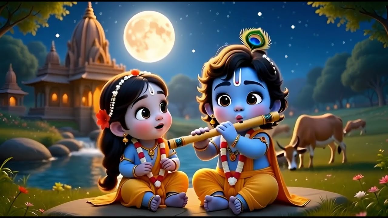बाल कृष्ण की प्यारी मुस्कान | एक भावुक कहानी 🙏🍃✨