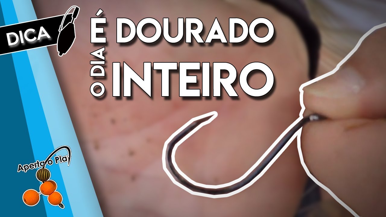 DESSE JEITO, É DOURADO O DIA INTEIRO! DICA PARA PESCA DE DOURADOS! - Aperta O Play!