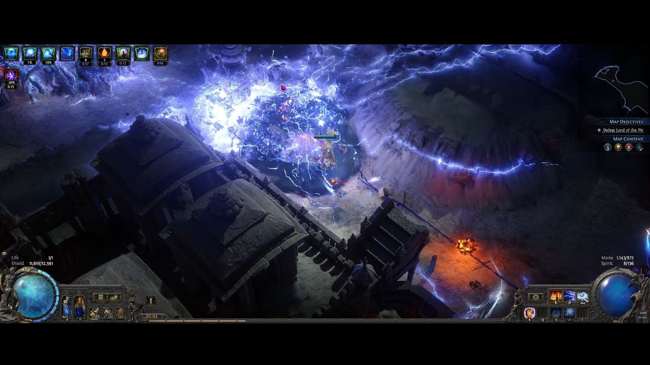 34 Chain Arc VS 140%+  Packsize Map | Path of Exile 2: 0.4 Last of the Druids