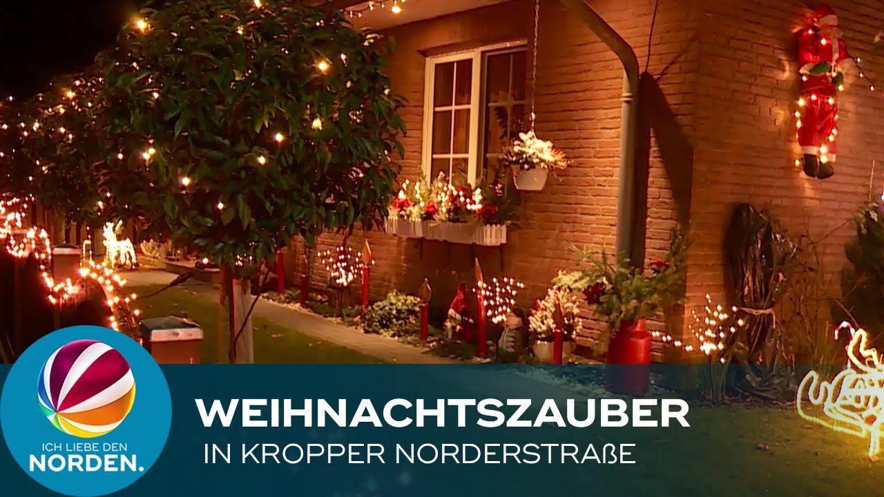 Weihnachtsstraße in Kropp leuchtet in diesem Jahr noch heller