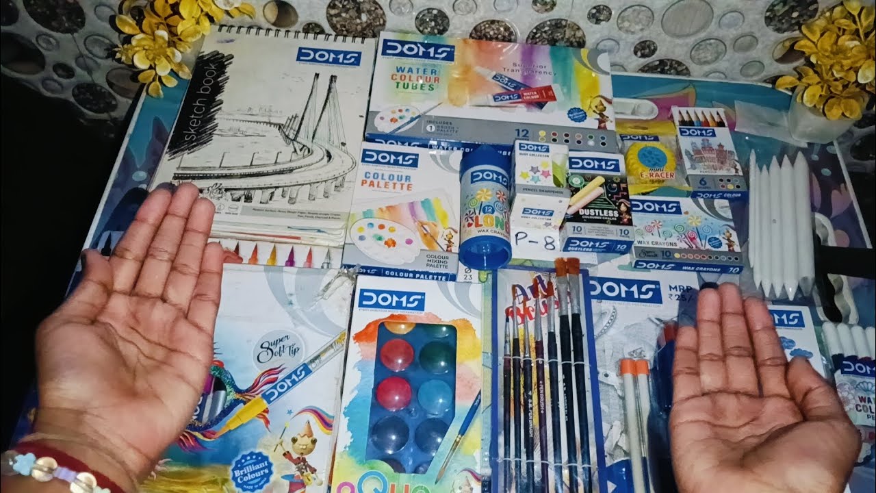 Finally! 😍 Sabse Bada DOMS Art Kit Unboxing & Review | My New Art Supplies!