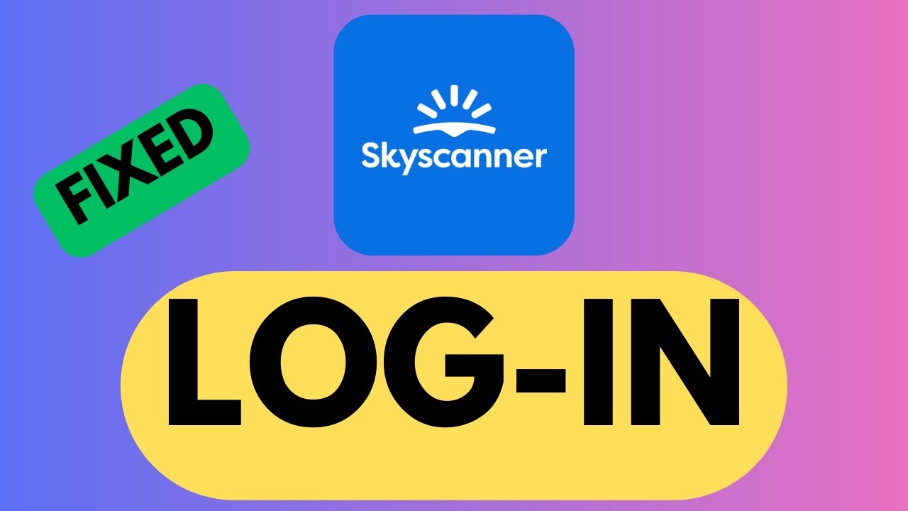 How to Login in Skyscanner App