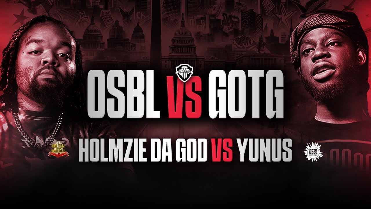 HOLMZIE DA GOD VS YUNUS | HOSTED BY FREE MURDA | WE THE FANS PRESENTS: OSBL VS GOTG #OSBL #NEWDMV