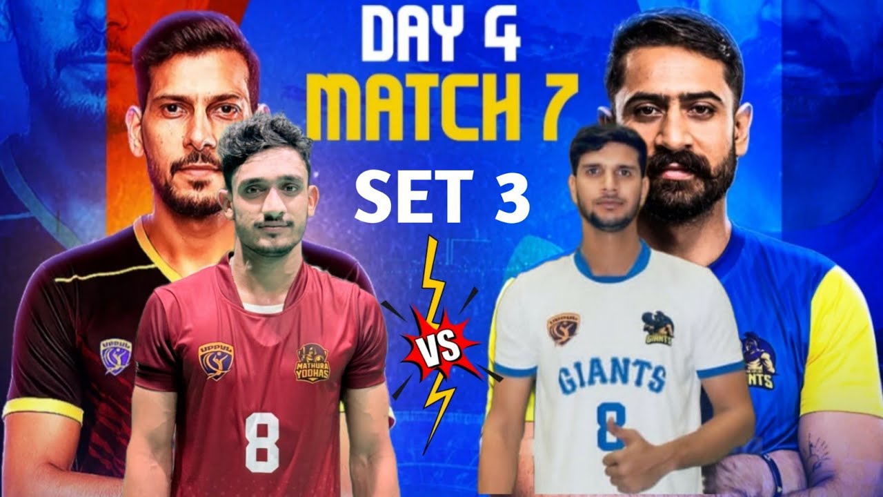 | SET 3 | Mathura VS Gorakhpur | #mr_saeed_09 | Uttar Pradesh Pro Volleyball League |