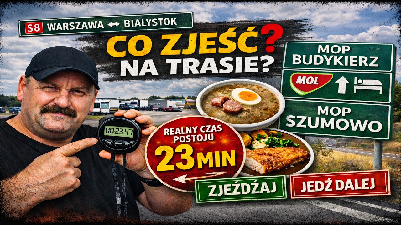 Co zjeść w trasie? S8 Warszawa&ndash;Białystok 🚗 | Budykierz vs Szumowo | ODC. 1