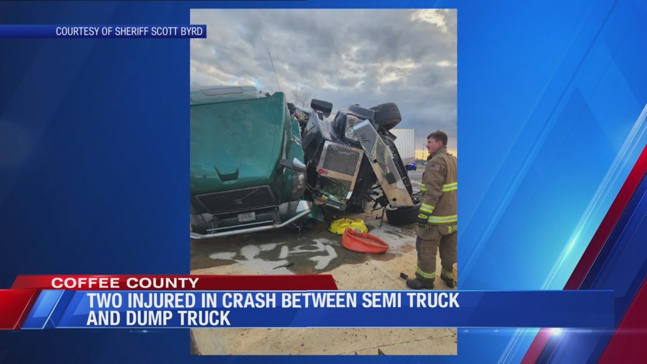 Two seriously hurt in semi-truck crash near Enterprise, sheriff helps save driver