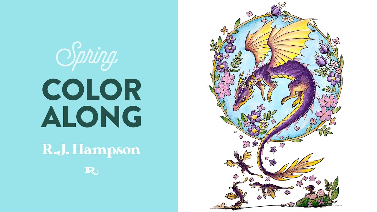 Spring Color Along from Dragon Dreams and new Arrtx Oros Markers