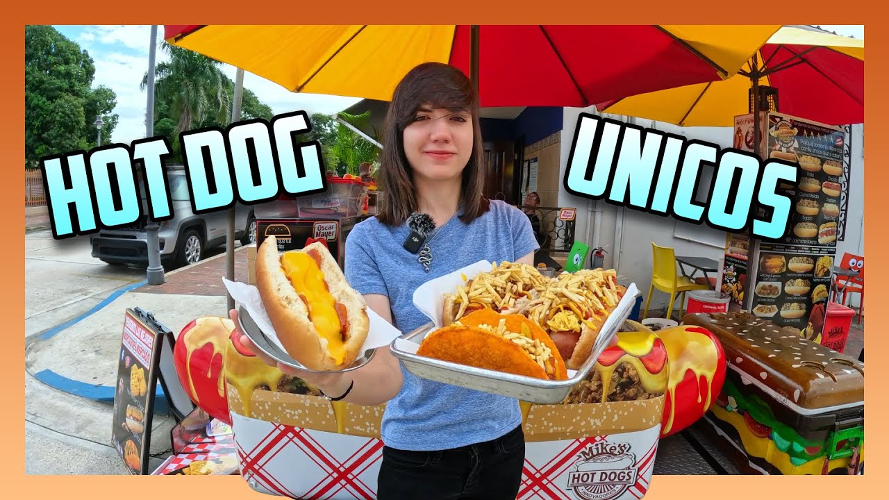 Habías Visto un CARRITO de HOT DOGS Como Este en PUERTO RICO ?