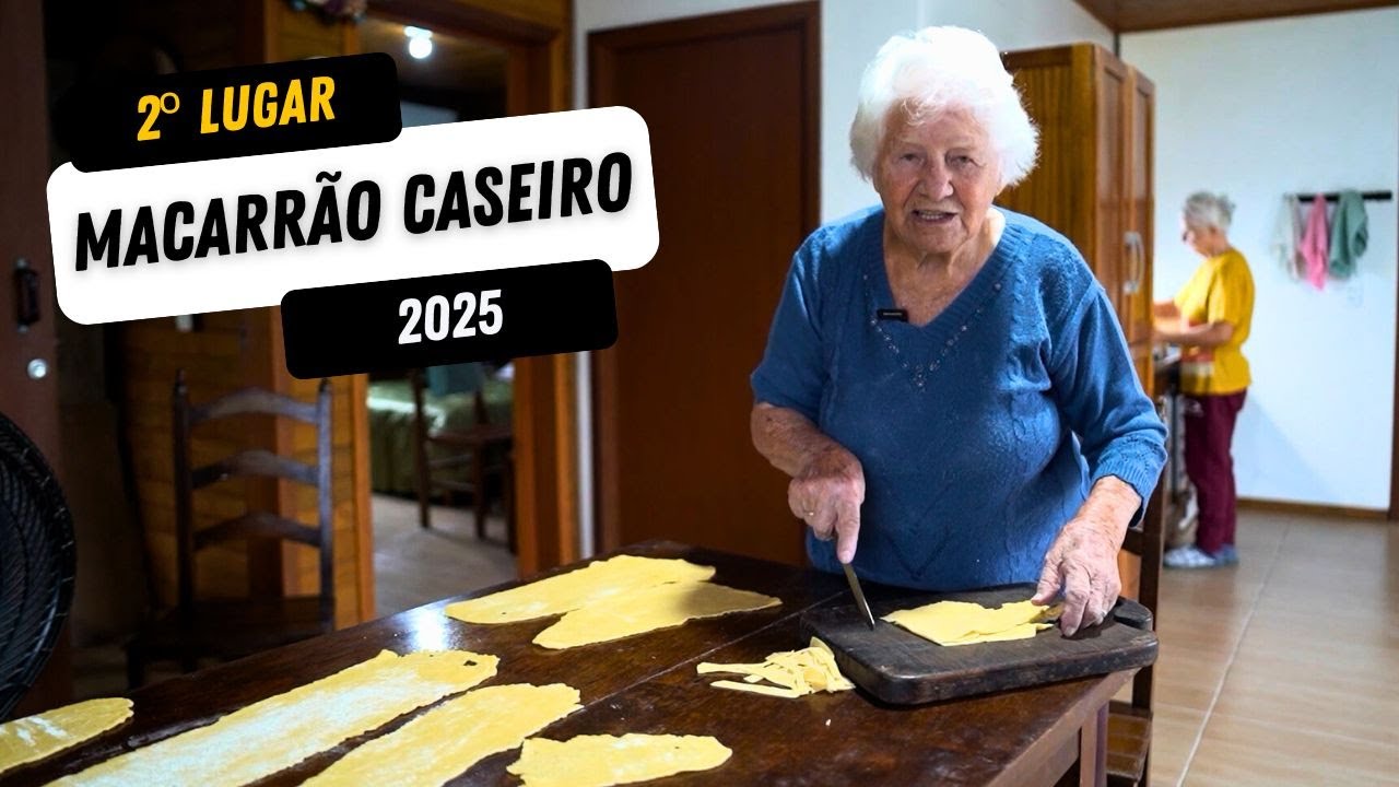 🥈 2º lugar – o macarrão com nata da dona Leondina, de 93 anos!