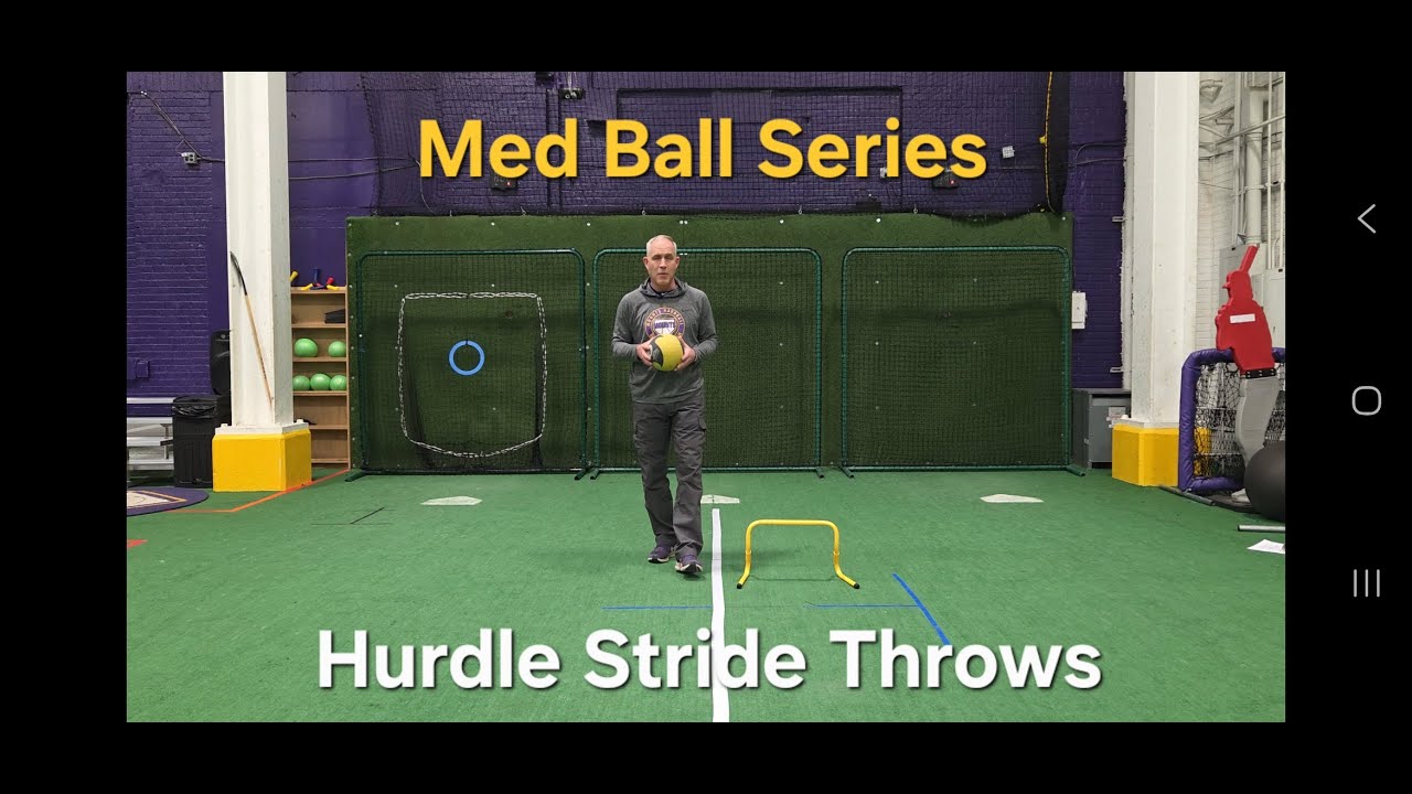 Med Ball Series - Stride Hurdle Throws