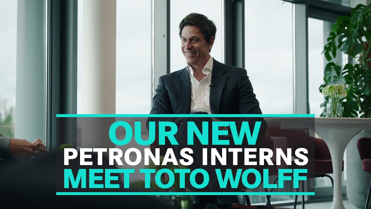 Our New PETRONAS Interns Meet Toto Wolff