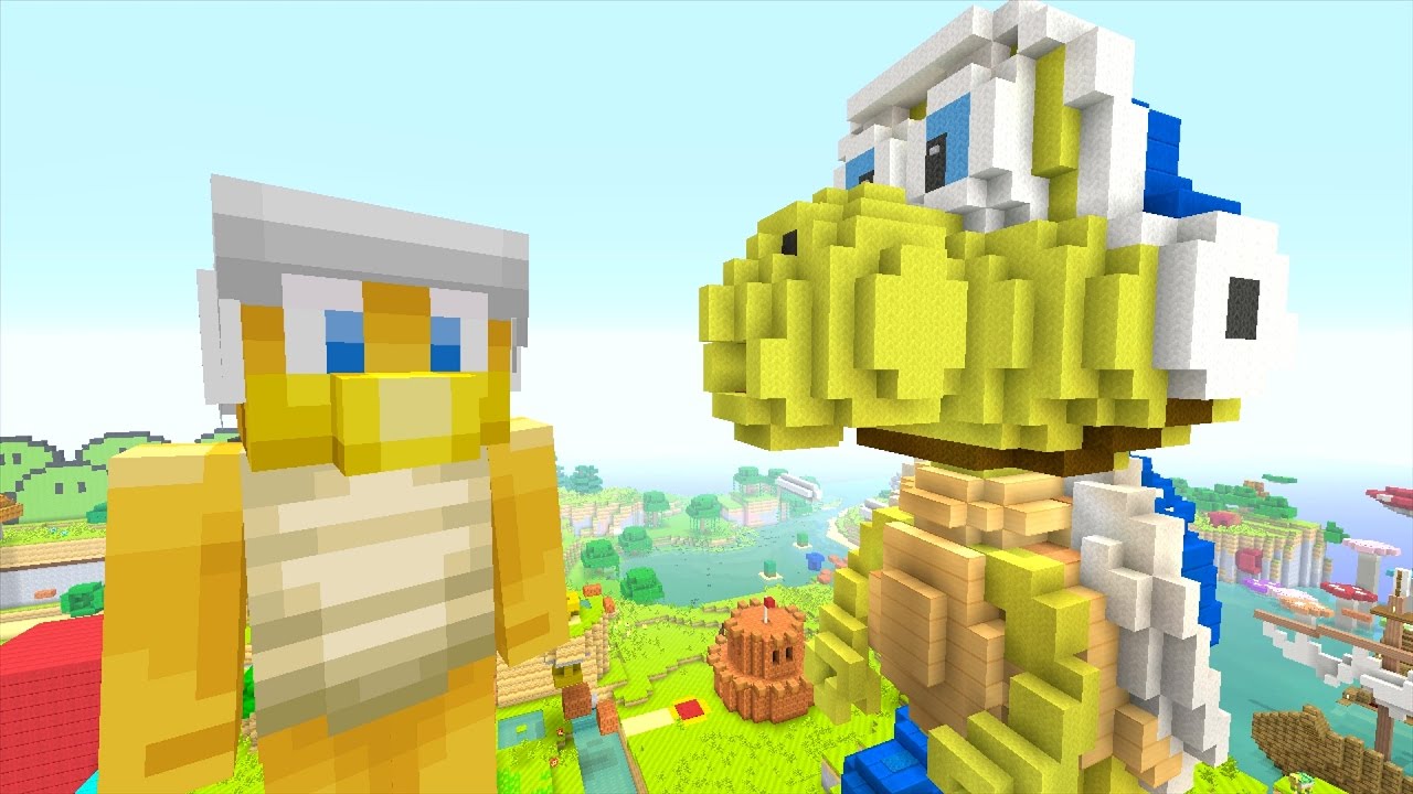 Minecraft Wii U - How To Super Mario - HAMMER BRO STATUE [11]