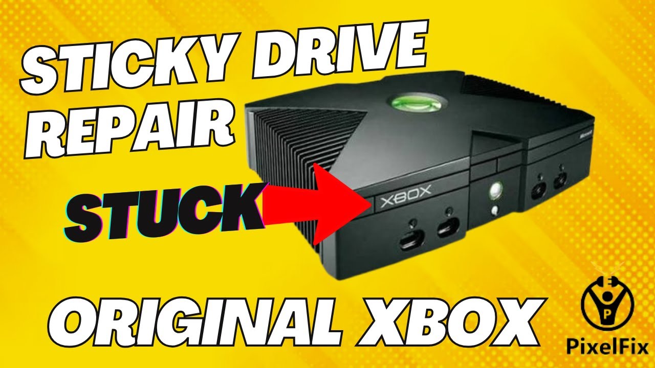 Original Xbox Sticky DVD Drive Repair