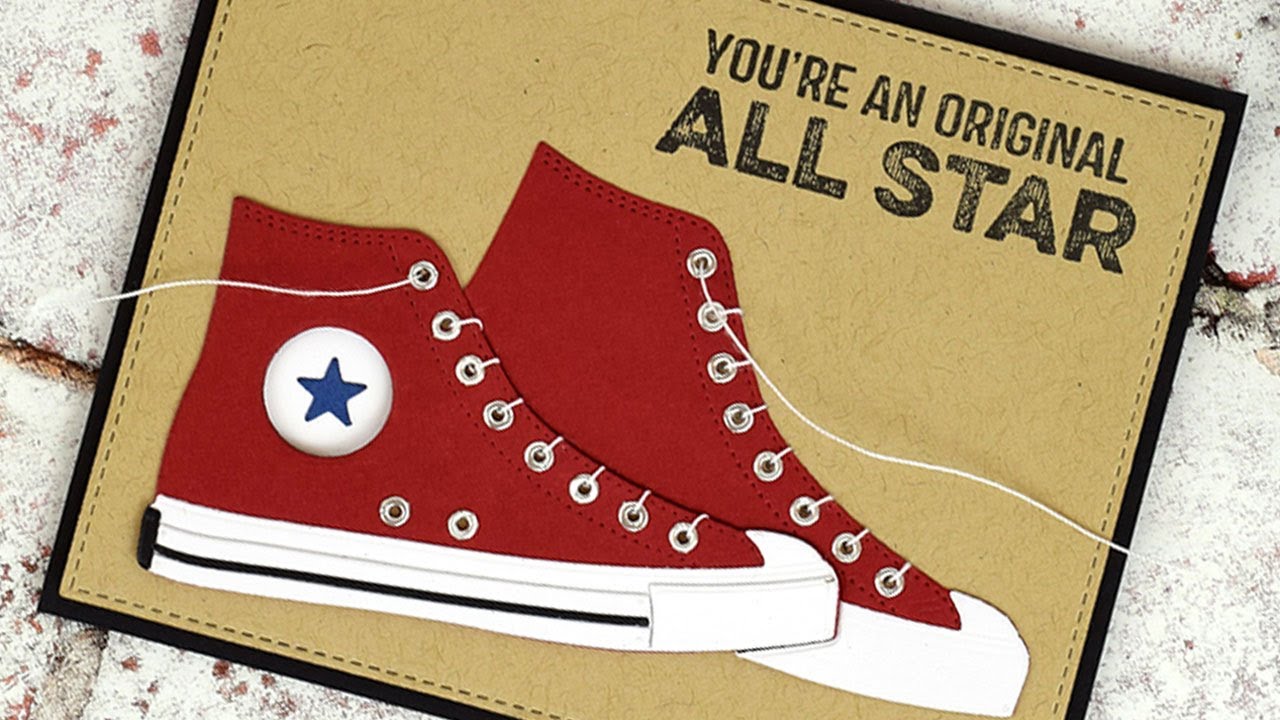 Creating an Interactive All Star High Top Card with Movable Laces
