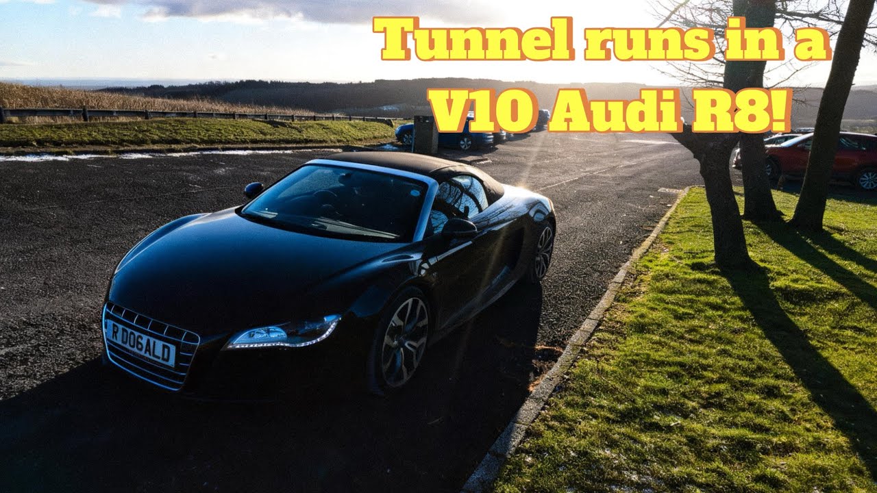 Audi R8 Tunnel Runs – Pure V10 Symphony! 🔥