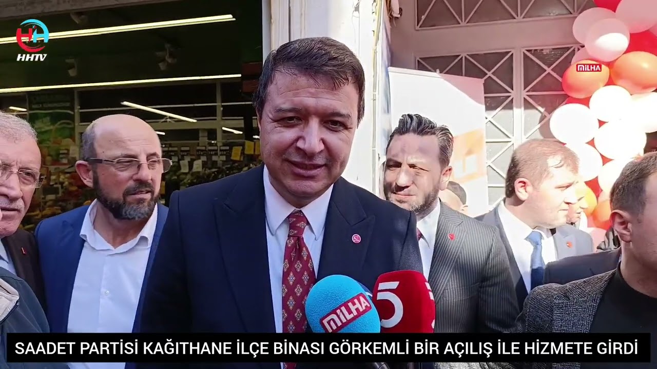 SAADET partisi Kağıthane ilçe binası açıldı #saadetpartisi #kesfet 