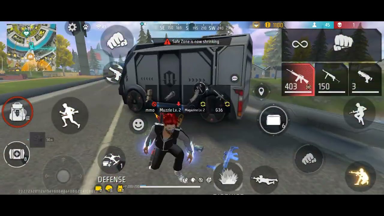 Barmuda map solo game play   gareena Free fire max  like comment share and subscribe 