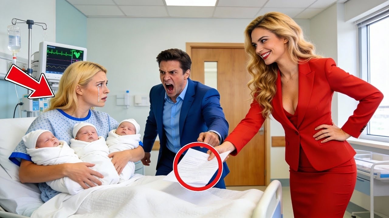 Il divorce de la mère de TRIPLÉS à l'hôpital, ignorant ses milliards et son chef mafieux!