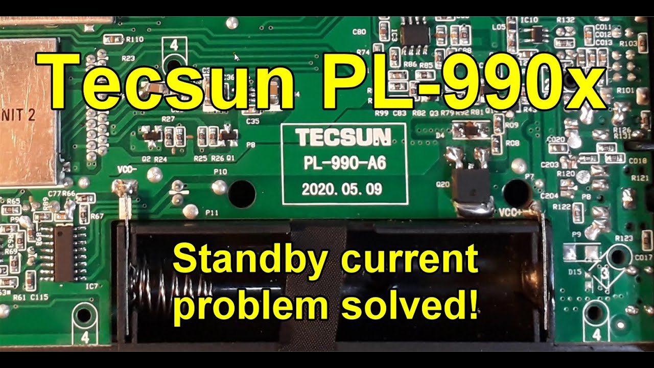 I solved the Tecsun PL-990x standby current problem!