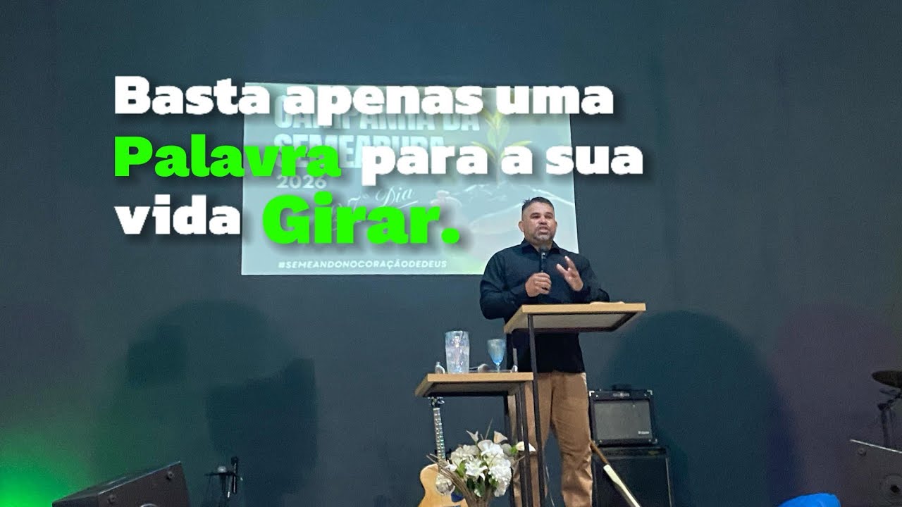 Basta apenas uma PALAVRA - DC.Eduardo Campanha da Semeadura MACD