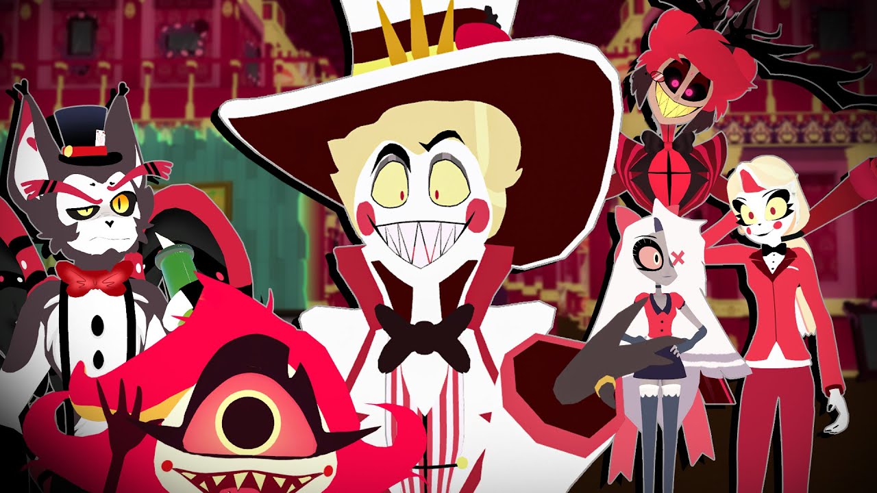 LUCIFER conhece os amigos de CHARLIE em HAZBIN HOTEL VR