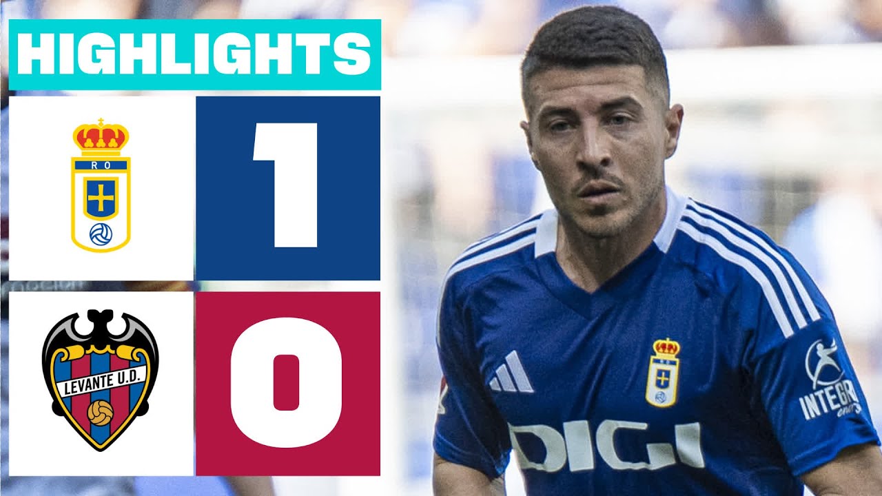 REAL OVIEDO 1 - 0 LEVANTE UD I RESUMEN LALIGA HYPERMOTION